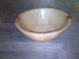 Curly Red Maple Bowl